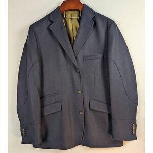 Kroon Wool Blazer 42R Navy Blue Ritchie Sport Coat Jacket